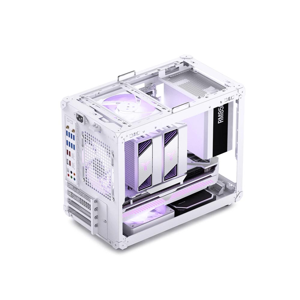 Vỏ m&aacute;y t&iacute;nh JONSBO C6 MAX White (Mini Tower/ M-ATX/ Trắng) 