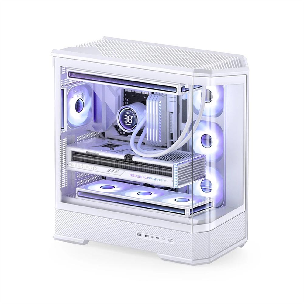 Vỏ m&aacute;y t&iacute;nh JONSBO D400 White (Mid Tower/ ATX/ Trắng)