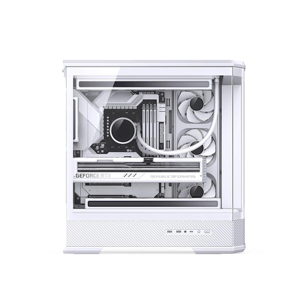 Vỏ m&aacute;y t&iacute;nh JONSBO D400 White (Mid Tower/ ATX/ Trắng)
