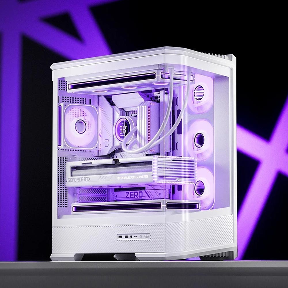 Vỏ m&aacute;y t&iacute;nh JONSBO D400 White (Mid Tower/ ATX/ Trắng)