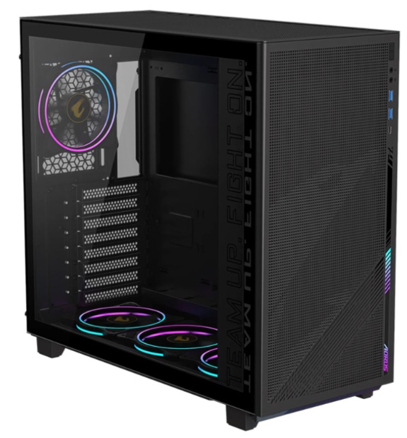 Vỏ máy tính Gigabyte AORUS C400 GLASS (Mid Tower/ Đen)