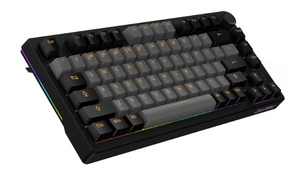 Bàn phím cơ Dareu EK75 Pro Triple Mode Black Golden DareU Firefly switch