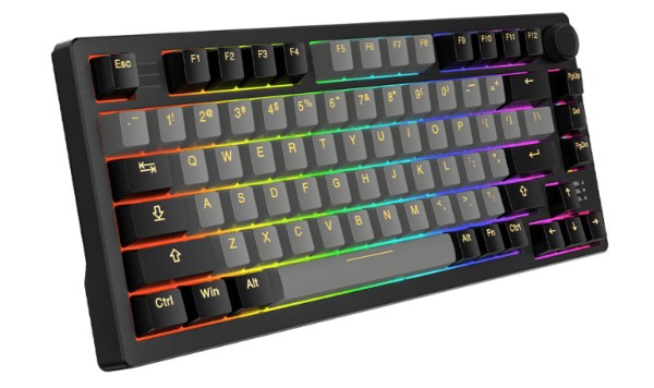 Bàn phím cơ Dareu EK75 Pro Triple Mode Black Golden DareU Firefly switch