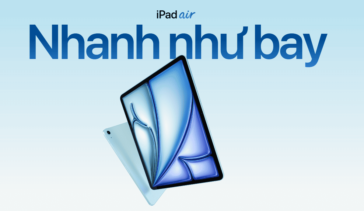 Apple iPad Air M3 13-inch – Sức Mạnh Chip M3 Trong Thiết Kế Tinh Gọn