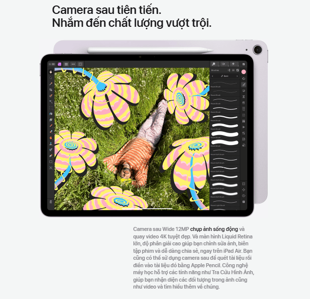 Apple iPad Air M3 13-inch 5G – Sự kết hợp hoàn hảo giữa hiệu suất, di động và trải nghiệm hiển thị cao cấp