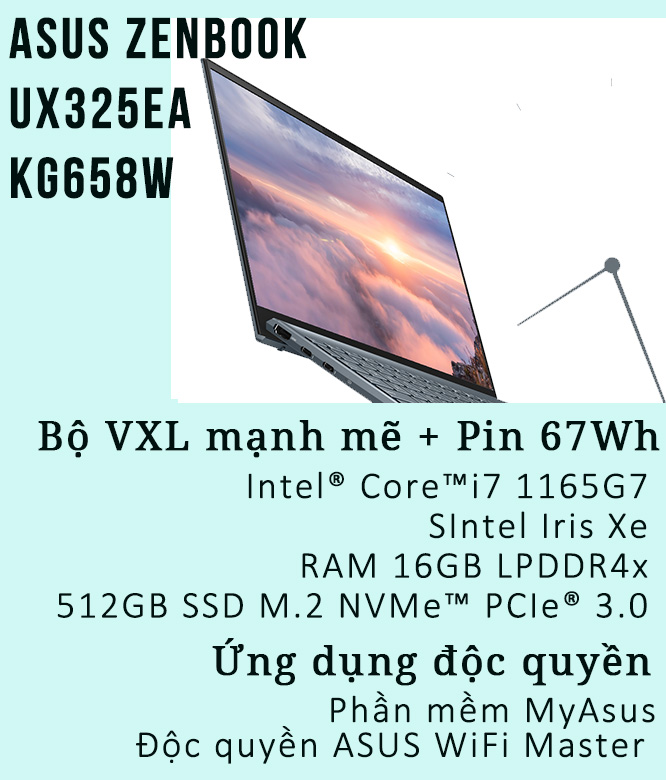 Laptop Asus Zenbook UX325EA KG658W OLED