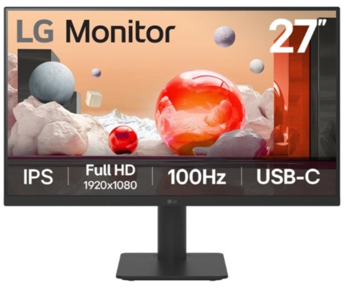 Màn hình LG 27MS570B-B (27Inch/ Full HD/ 5ms/ 100HZ/ 250cd/m2/ IPS/ Tích hợp loa/ USB Type-C) 