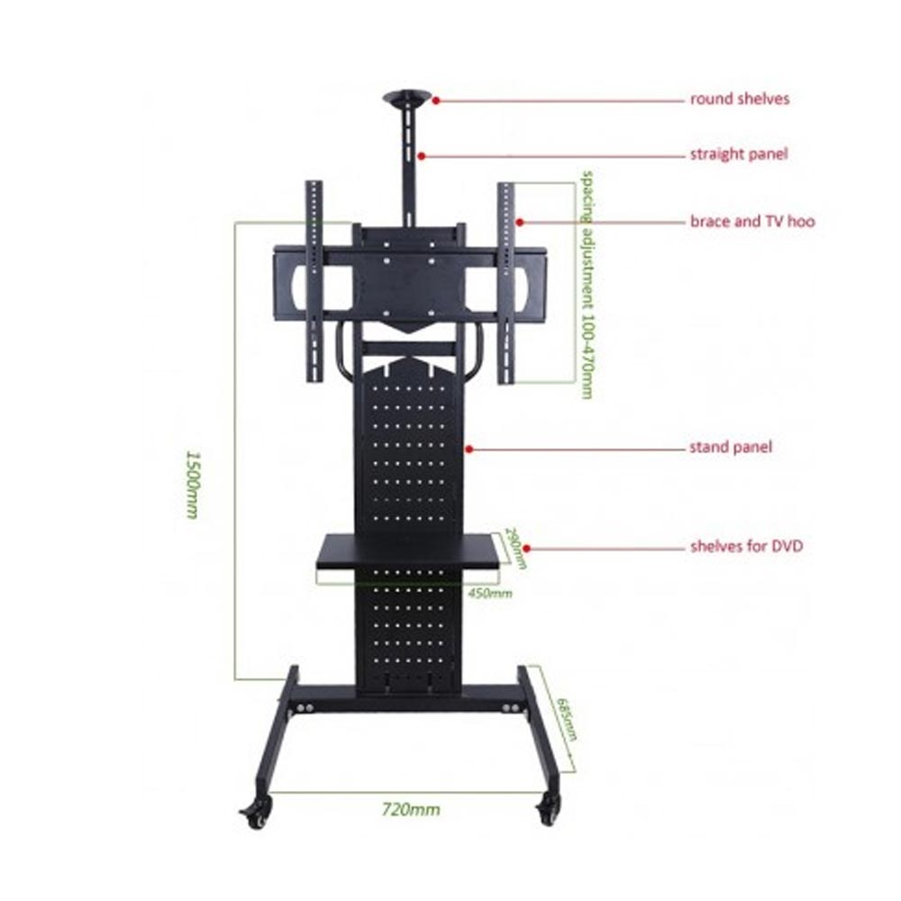 Gi&aacute; treo Tivi di động Dalite SFTC185C (32-75 inch)
