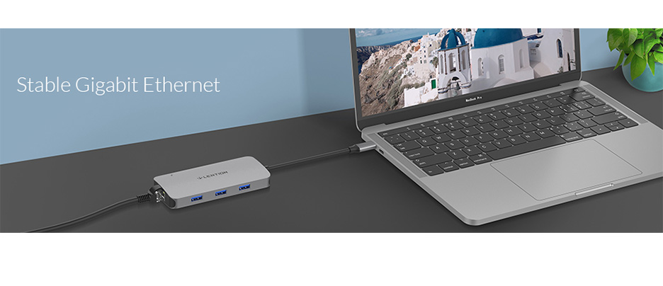 Bộ chuyển đổi Lention CE57se USB-C 9 trong 1