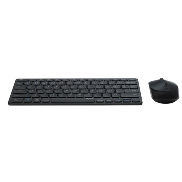 Bộ bàn phím chuột không dây đa kết nối Rapoo 9050M (Màu đen)