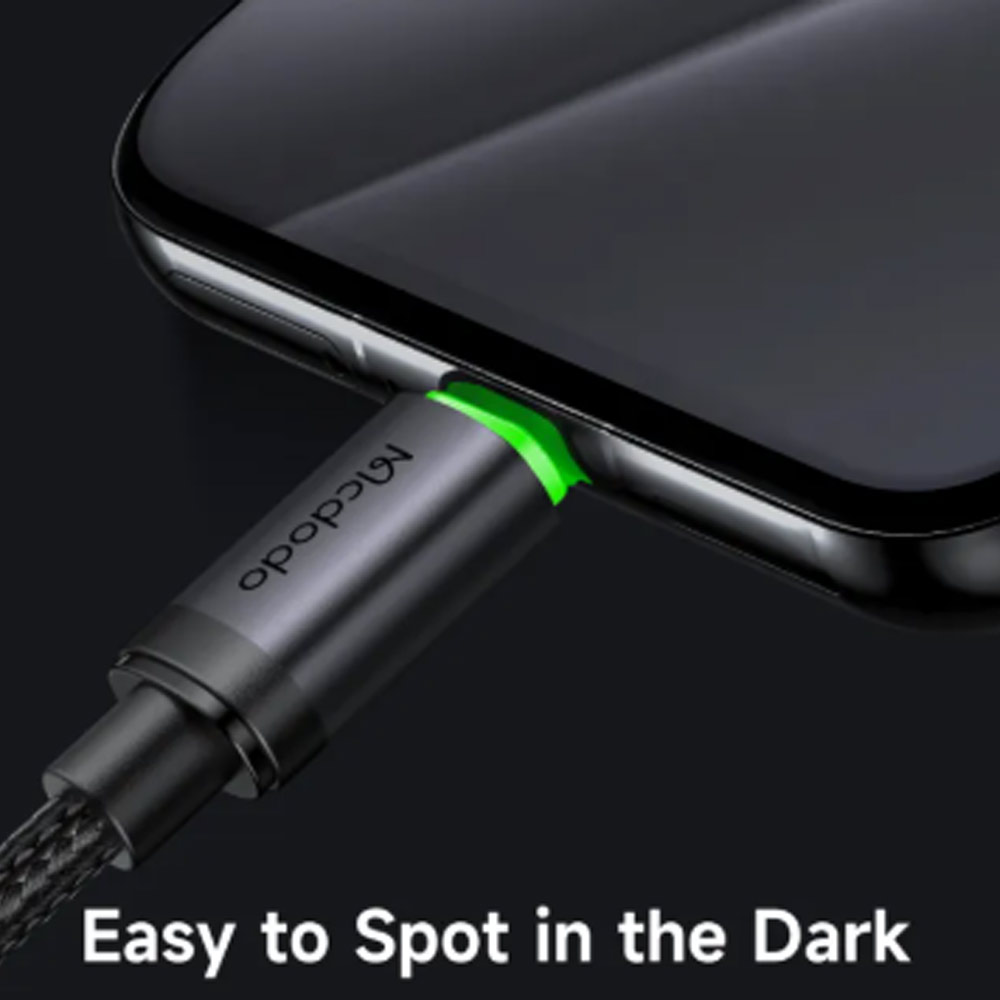 Cáp Mcdodo USB-A - Type-C 1m CA-3960 (có đèn báo sạc) (ID: 60595)