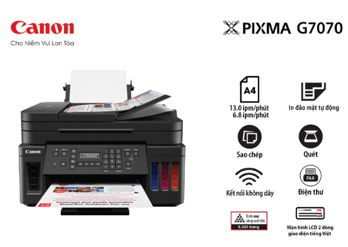 Máy in phun màu Canon PIXMA G7070