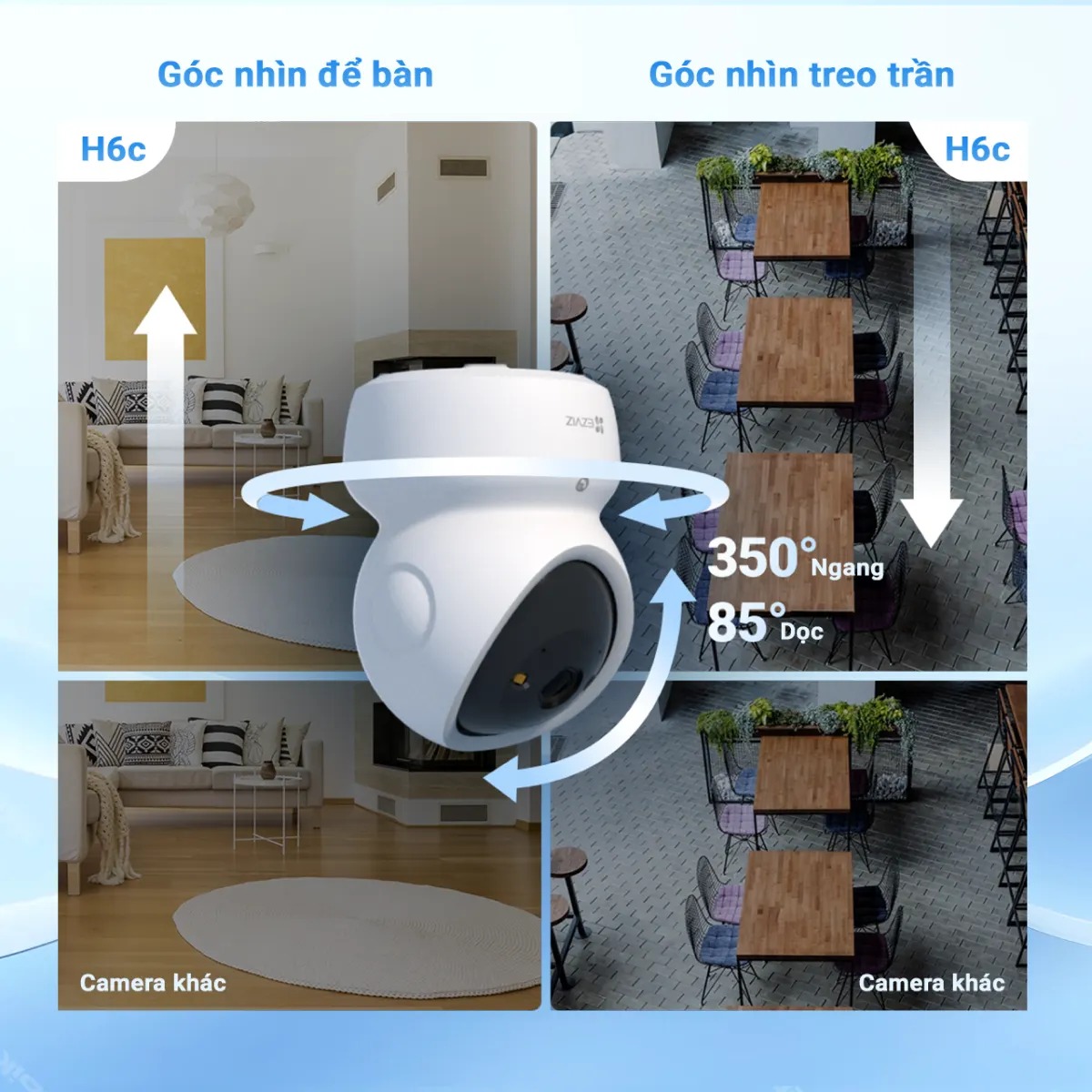 Camera ip wifi EZVIZ H6C G1