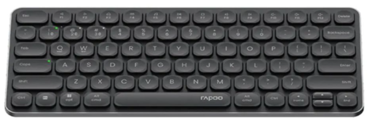 B&agrave;n ph&iacute;m kh&ocirc;ng d&acirc;y Rapoo E9050L M&agrave;u đen (Bluetooth/Wireless/ Pin sạc)