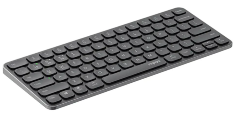 B&agrave;n ph&iacute;m kh&ocirc;ng d&acirc;y Rapoo E9050L M&agrave;u đen (Bluetooth/Wireless/ Pin sạc)