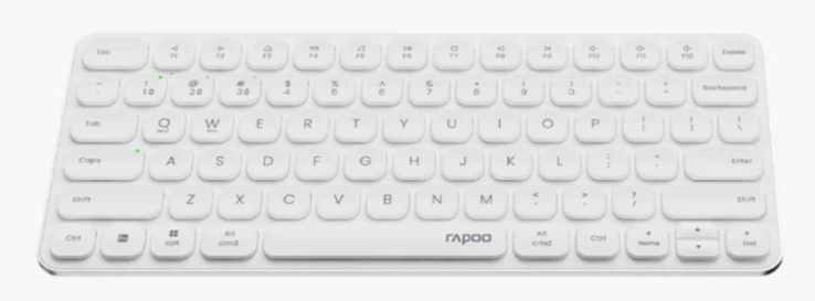 B&agrave;n ph&iacute;m kh&ocirc;ng d&acirc;y Rapoo E9050L M&agrave;u trắng (Bluetooth/Wireless/ Pin sạc) 