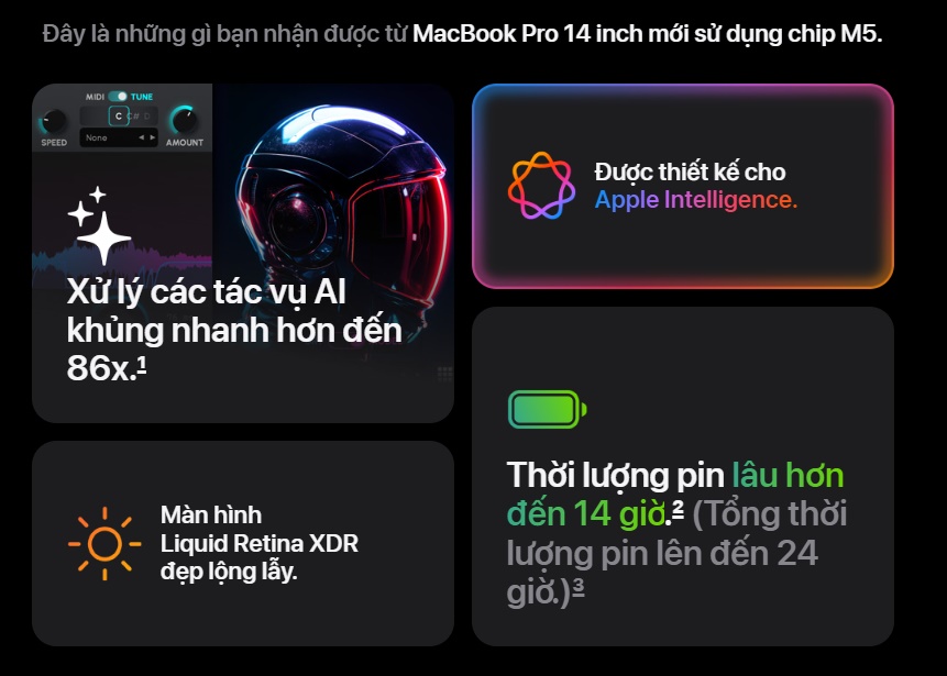 Laptop Apple Macbook Pro M5