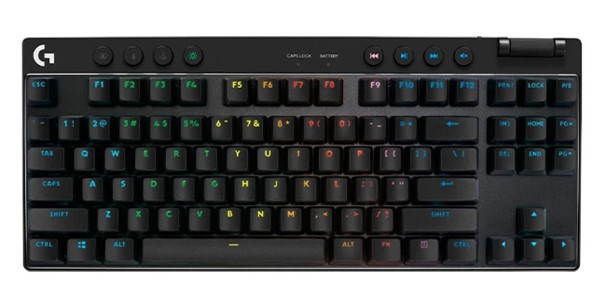 Bàn phím cơ Logitech Không dây G Pro X TKL LightSpeed Wireless Tactile switch Black 