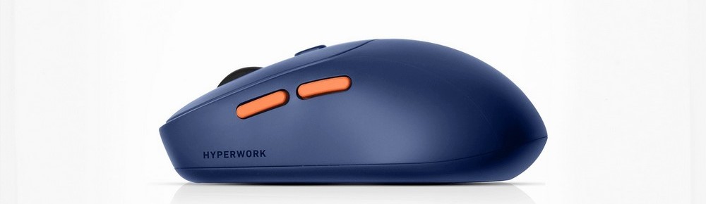 Chuột kh&ocirc;ng d&acirc;y HyperWork Silentium Mini HPW-MS01M-BLE Xanh 