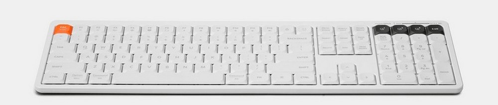 B&agrave;n ph&iacute;m kh&ocirc;ng d&acirc;y HyperWork SilentKey HPW-TS01-WHT Trắng 