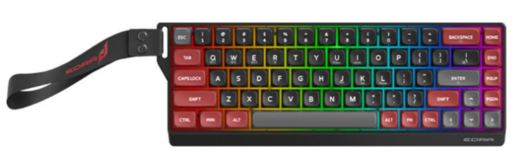 B&agrave;n ph&iacute;m cơ E-Dra EK368WT Red Switch 