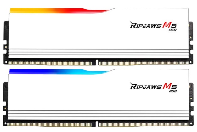 Ram PC GSKill Ripjaw M5 RGB 32GB (2x16GB) DDR5 6000Mhz White (F5-6000J3636F16GX2-RM5RW)