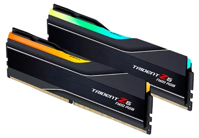 Ram PC GSKill Trident Z5 Neo RGB F5-6000J3444F64GX2-TZ5NR 128GB (2x64GB)DDR5 6000Mhz 