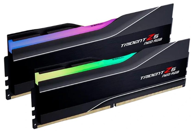 Ram PC GSKill Trident Z5 Neo RGB F5-6000J3444F64GX2-TZ5NR 128GB (2x64GB)DDR5 6000Mhz 