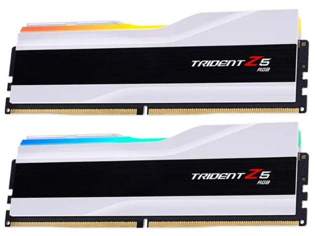 Ram PC GSKill Trident Z5 RGB 32GB (2x16GB) DDR5 6000Mhz Silver (F5-6000J3636F16GX2-TZ5RS) 