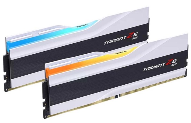 Ram PC GSKill Trident Z5 RGB 32GB (2x16GB) DDR5 6000Mhz Silver (F5-6000J3636F16GX2-TZ5RS) 