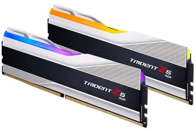 Ram PC GSKill Trident Z5 RGB 32GB (2x16GB) DDR5 6000Mhz Silver (F5-6000J3636F16GX2-TZ5RS) 