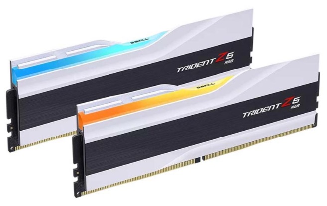 Ram PC GSKill Trident Z5 RGB 32GB (2x16GB) DDR5 6000Mhz White (F5-6000J3636F16GX2-TZ5RW)