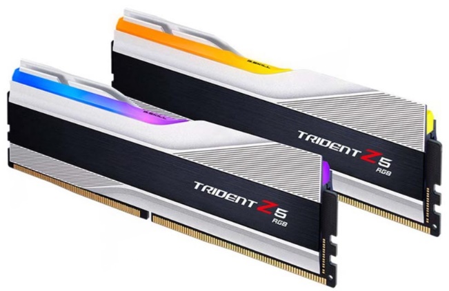 Ram PC GSKill Trident Z5 RGB 32GB (2x16GB) DDR5 6000Mhz White (F5-6000J3636F16GX2-TZ5RW)