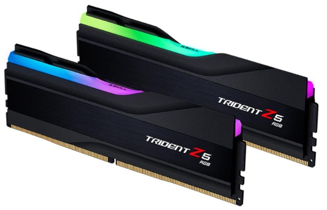 Ram PC GSKill TRIDENT Z5 RGB 64GB (2X32GB) DDR5 6000 Mhz Black (F5-6000J3636F32GX2-TZ5RK)