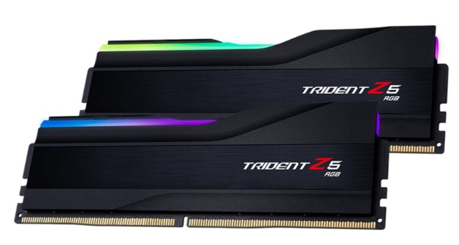 Ram PC GSKill TRIDENT Z5 RGB 64GB (2X32GB) DDR5 6000 Mhz Black (F5-6000J3636F32GX2-TZ5RK)