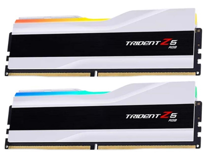 Ram PC GSKill TRIDENT Z5 RGB 64GB (2X32GB) DDR5 6000 Mhz White (F5-6000J3636F32GX2-TZ5RW)