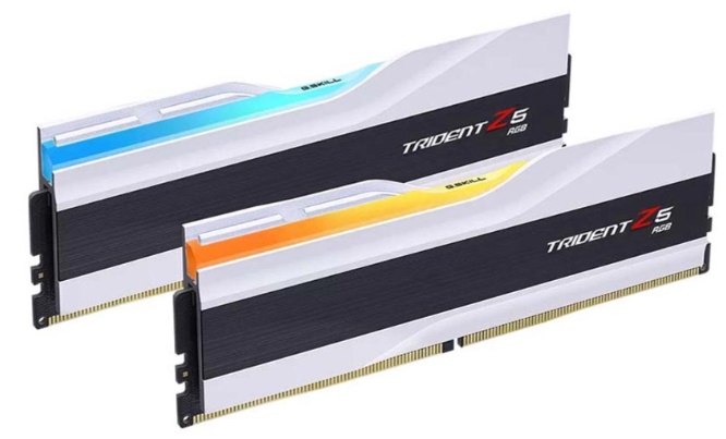 Ram PC GSKill TRIDENT Z5 RGB 64GB (2X32GB) DDR5 6000 Mhz White (F5-6000J3636F32GX2-TZ5RW)