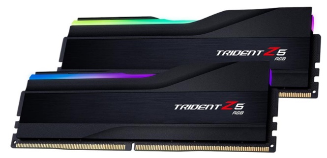 Ram PC GSKill Trident Z5 RGB 32GB (2x16GB) DDR5 6000Mhz Black (F5-6000J3636F16GX2-TZ5RK) 