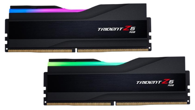 Ram PC GSKill Trident Z5 RGB 32GB (2x16GB) DDR5 6000Mhz Black (F5-6000J3636F16GX2-TZ5RK) 