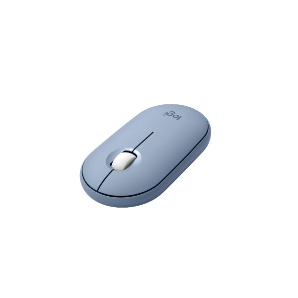 Bộ bàn phím chuột không dây Wireless, Bluetooth Logitech Pebble 2 Combo - Màu xanh
