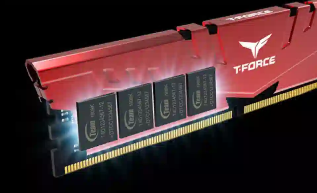 Ram TEAM VULCAN Z 16GB DDR4 bus 3200 TLZRD416G3200HC16F01 UD-D4 (màu đỏ)