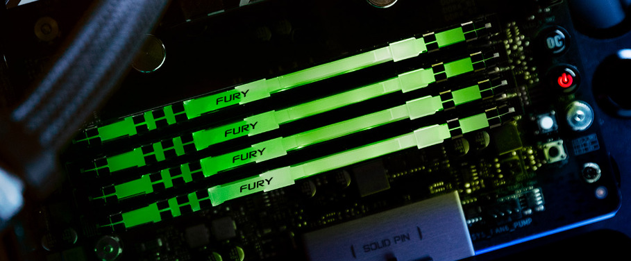 Ram Desktop Kingston Fury Beast RGB (KF436C17BBAK2/16)