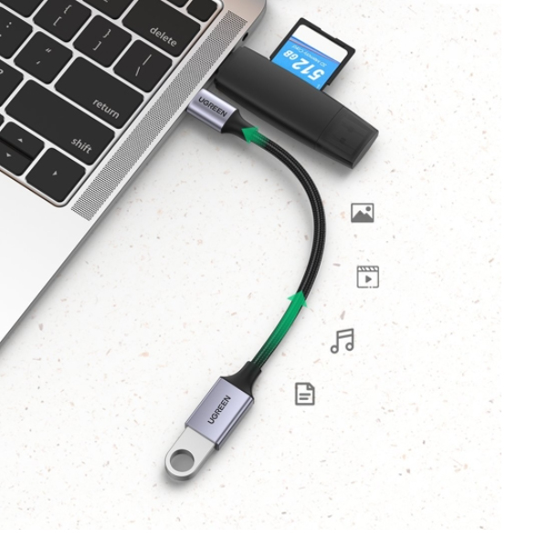 C&aacute;p chuyển Ugreen 70889 USB-C (Type C) sang USB 3.0