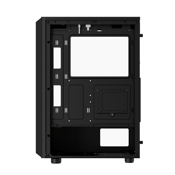 Vỏ m&aacute;y t&iacute;nh KENOO ESPORT M300 - 3F - Mầu Đen - ( sẵn 3 fan mầu RGB cố định )