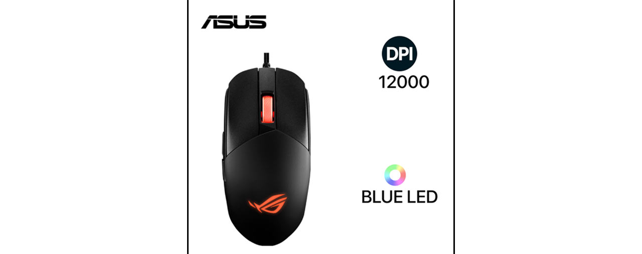 Chuột Gaming Asus ROG Strix Impact III (LED RGB) (ID: 59898)