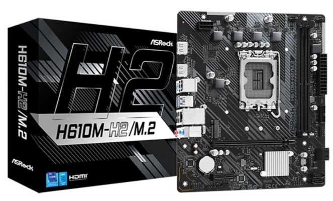 Mainboard Asrock H610M H2/M.2 (2 cổng HDMI) 