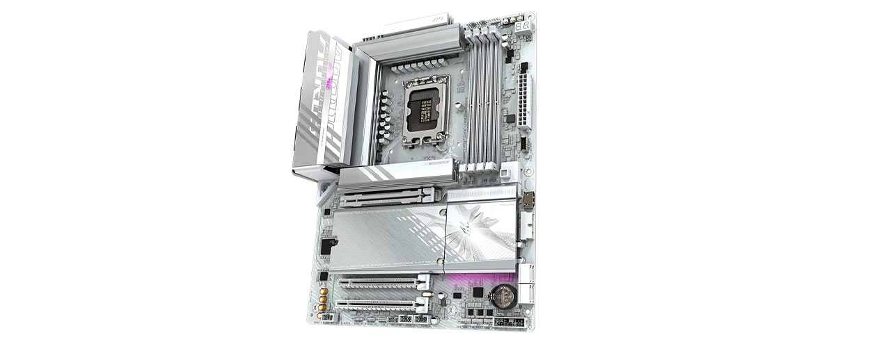 Mainboard Gigabyte B860 AORUS ELITE WIFI7 ICE DDR5 (Intel B860/ Socket 1851/ ATX/ 4 khe ram/ 2.5 Gigabit LAN) (ID: 59285)