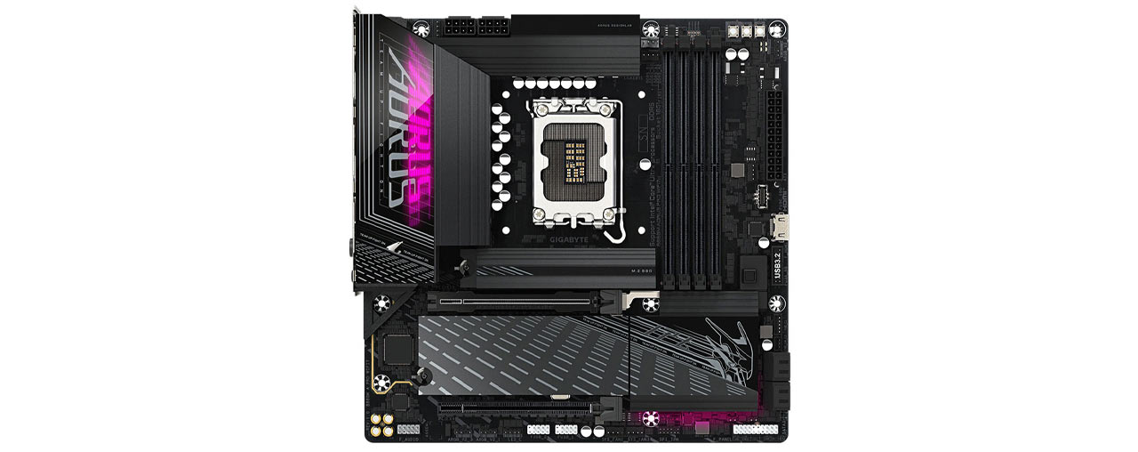 Mainboard Gigabyte B860M AORUS PRO WIFI7 DDR5 (Intel B860/ Socket 1851/ M-ATX/ 4 khe ram/ 2.5 Gigabit LAN) (ID: 59284)