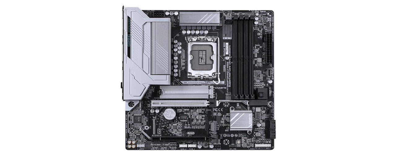 Mainboard Gigabyte B860M GAMING X WIFI6E DDR5 (Intel B860/ Socket 1851/ M-ATX/ 4 khe ram/ 2.5 Gigabit LAN) (ID: 59300)