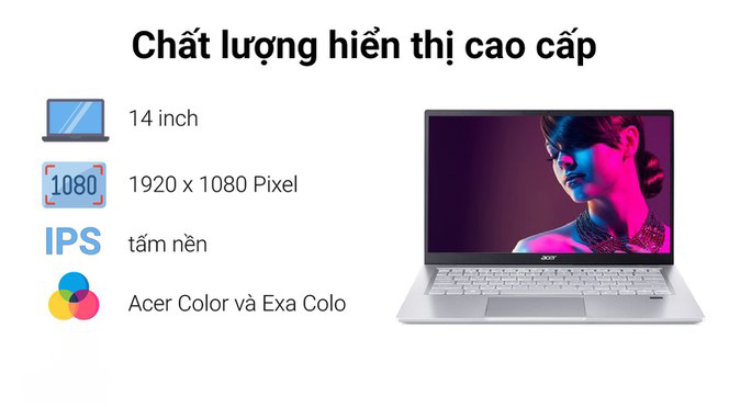 Laptop Acer Swift 3 SF314 43 R4X3 NX.AB1SV.004